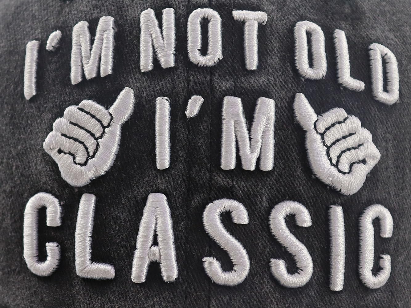 I'm Not Old I'm Classic Hat for Men Women, Embroidery Retired Baseball Cap image 2
