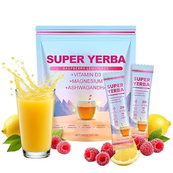 Super Yerba Mate Instant Powder Variety Pack - Citrus, Lemon & Grapefruit Flavors | 30 Servings Each | Energy Boost, Mental Clarity, Gut Health & Satiety | Prebiotics, Probiotics, Hot & Cold Brew, Portable Citrus