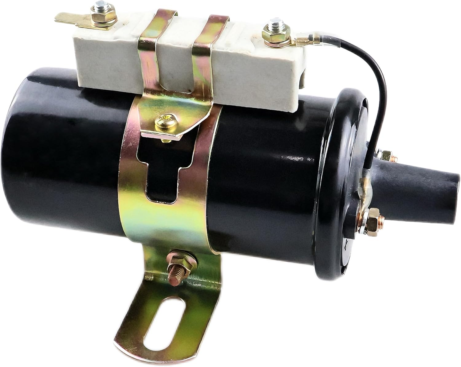 12V Ignition Distributor Coil Compatible for John Deere 50 60 70 3020 3010 1010 for Massey Ferguson Backhoe 20 40 50 65 2200 for Ford Tractor 50/56/6000 for International 100 130 140 AT14385
