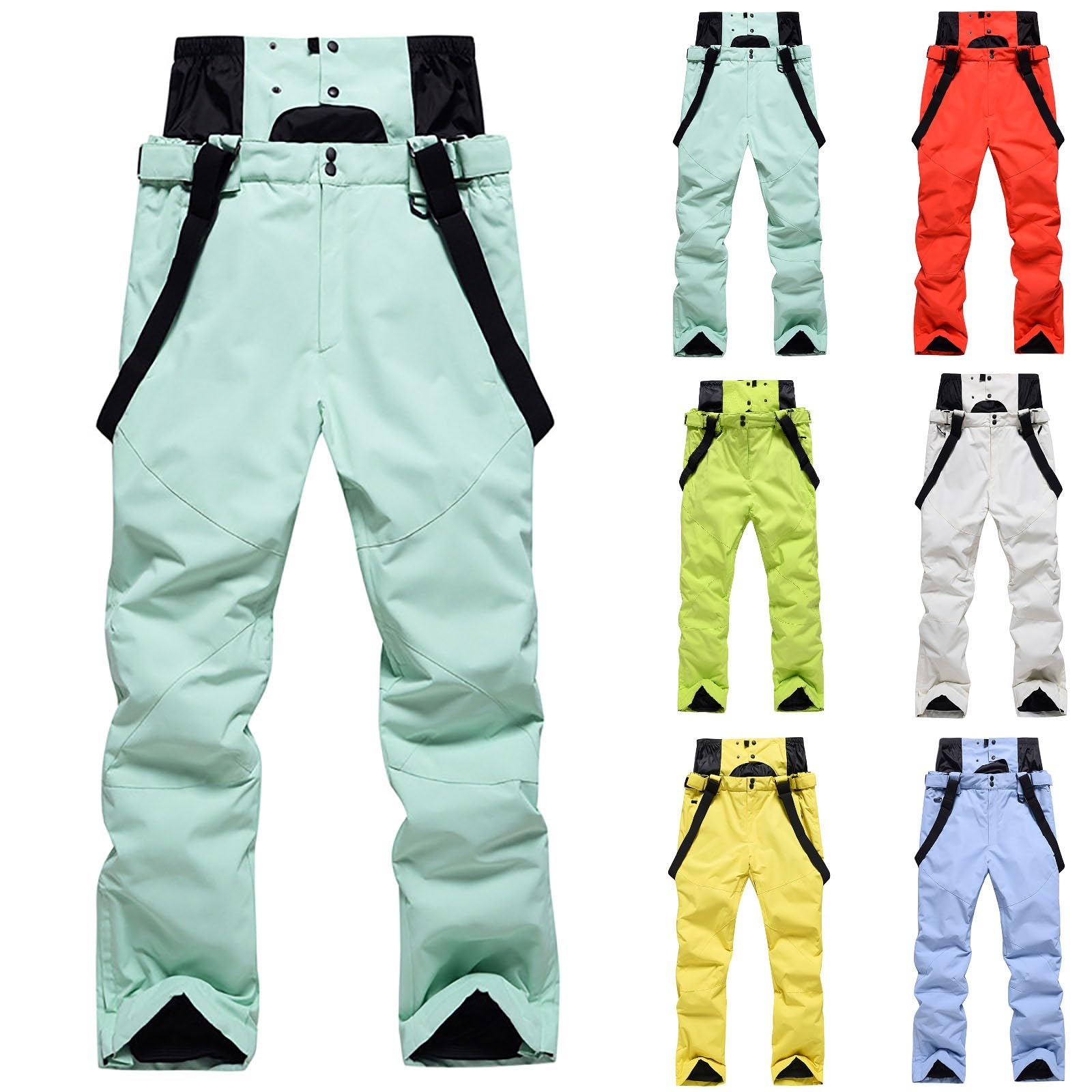 Pantaloni da trekking da uomo, impermeabili, in softshell, antivento, per attività all'aria aperta, invernali, caldi, imbottiti, da trekking, da snowboard, da lavoro, da lavoro