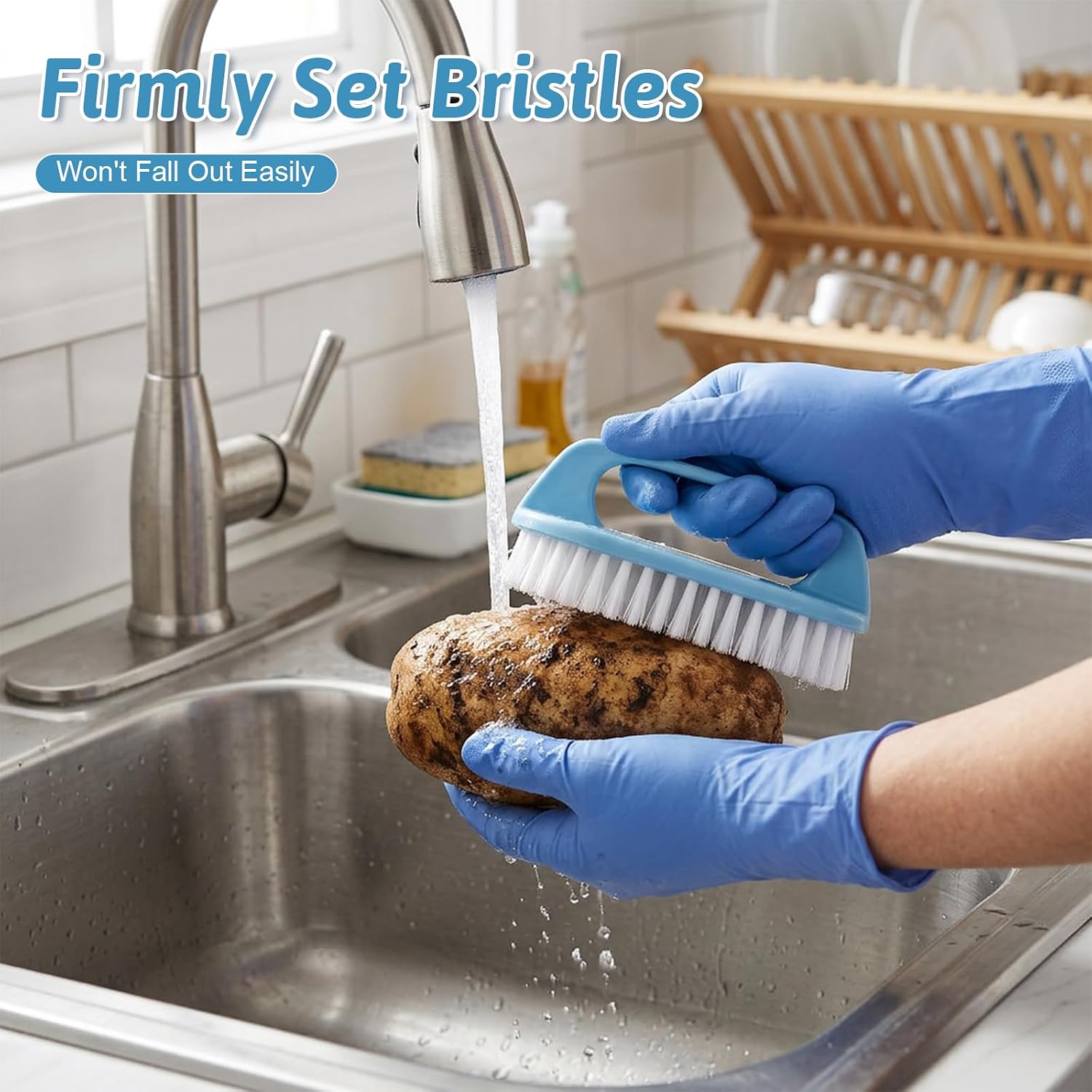 2 Pack Vegetable Brush Potato Scrubber Set