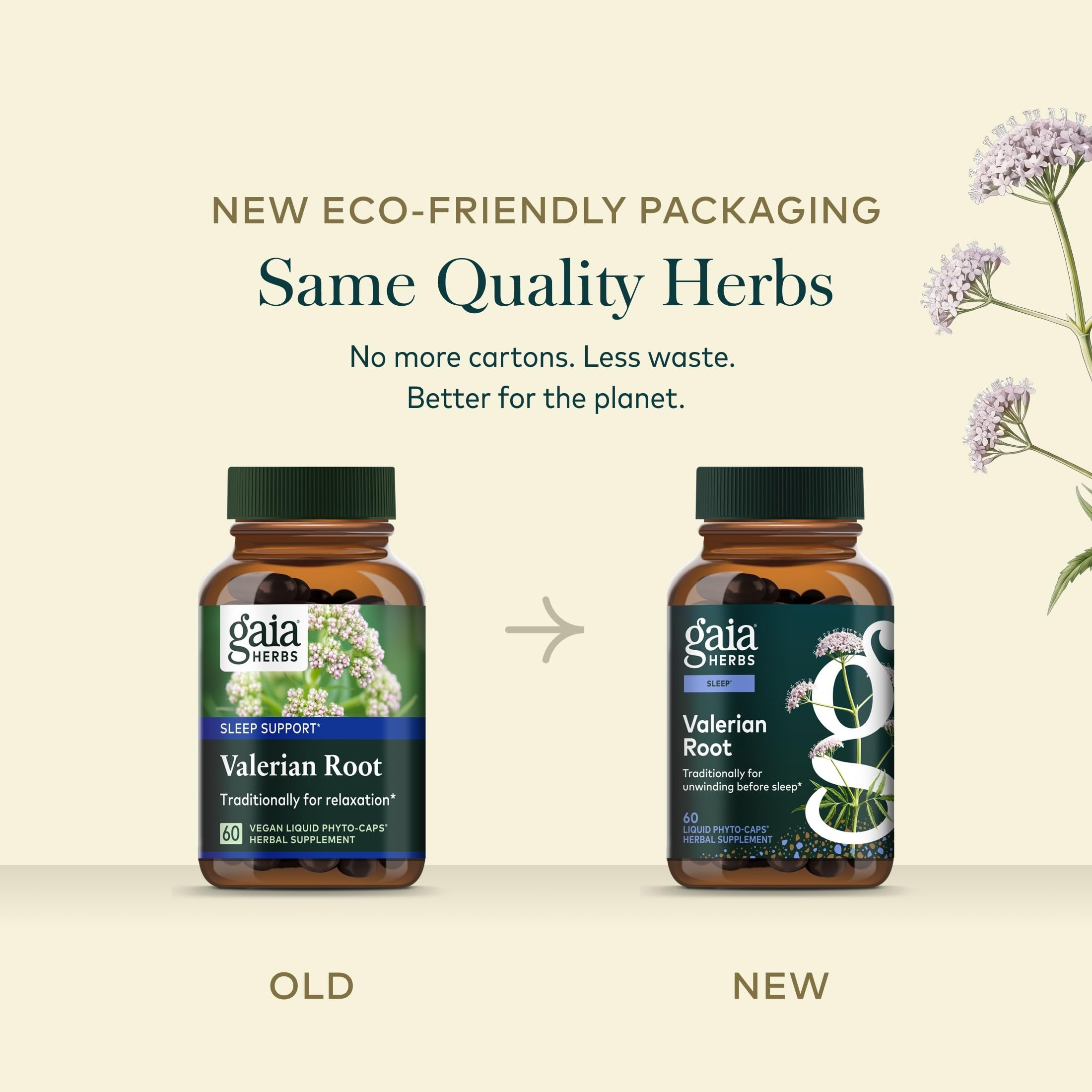 Gaia Herbs Valerian Root, 60 Vegan Capsules, 30 Servings — Amazon image 7