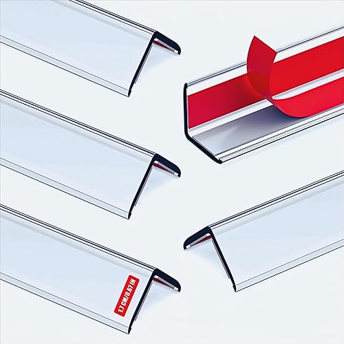 Mini protectores de esquina autoadhesivos transparentes para pared, bonitos protectores de esquina y protector de bordes para marco de puerta,