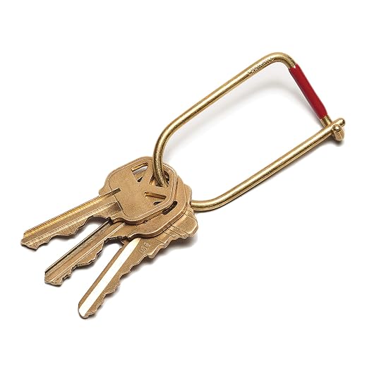 Craighill Wilson Keyring - 2" Carabiner Keychain Clip, Key Ring for Car Keys, Lightweight, D Ring Key Organizer