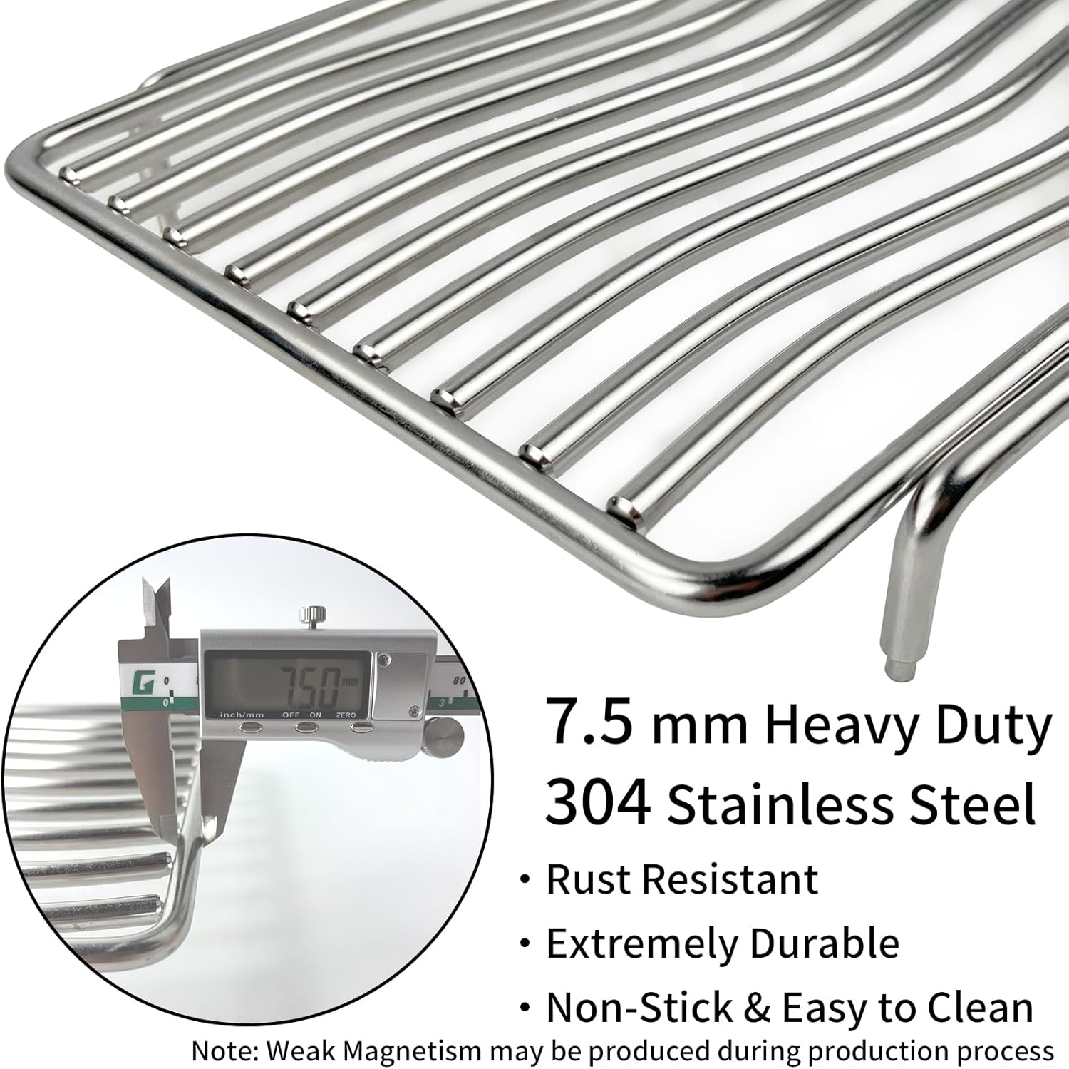 Infrared Side Burner Grid for Napoleon Prestige 500 665 450 PRO 500 665 LEX 485 Rogue SE 425 525 625 BBQ Grill Parts Accessories 304 Stainless Steel Side Burner Grate S83012