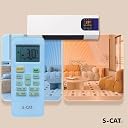 S-CAT Compatible with Voltas/Marq/Lloyd/Reconnect/Blue Star/Midea AC Remote Control Model 149 (No Backlight) Suitable for 1/1.5/2 Ton Split/Window AC (in case of Any Issues, Contact Customer Care) gallery image