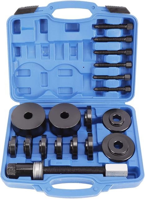 FreeTec 19pcs Master Set Front Wheel Hub Drive Bearing Removal Install Service Tool Kit