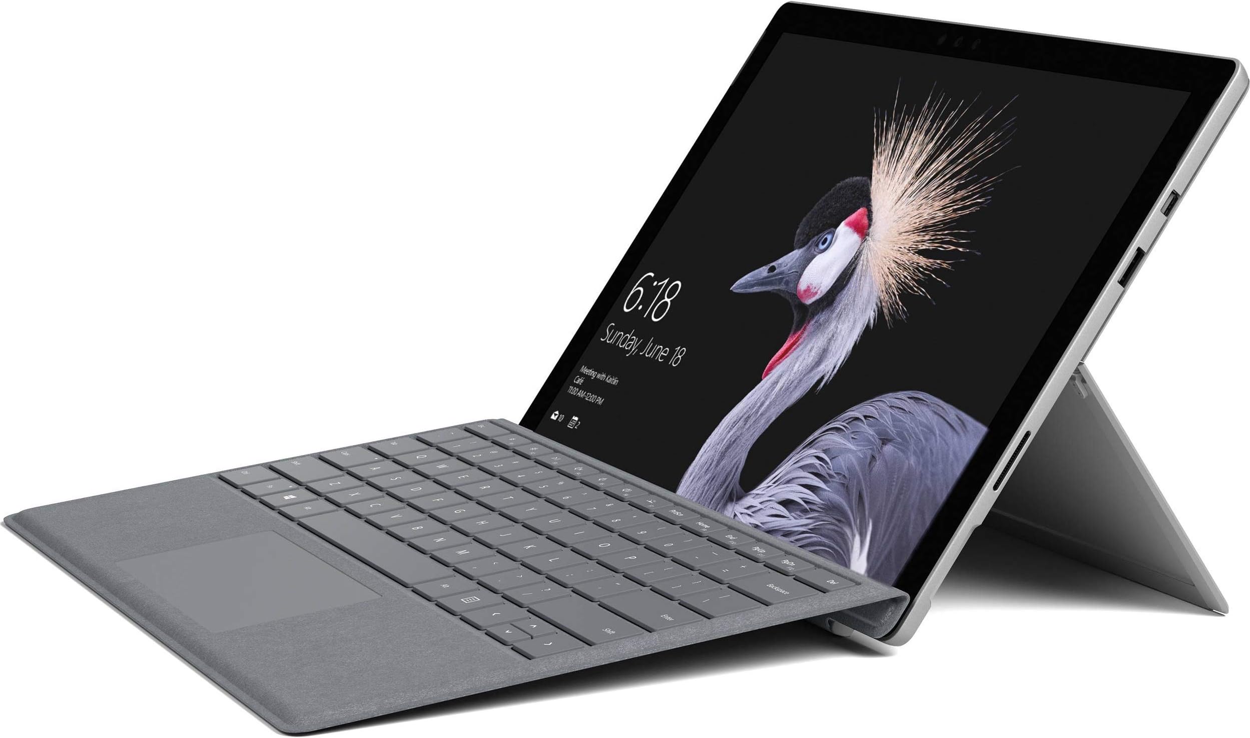 Microsoft Ljj-00001 Surface Pro (5th Gen) (Intel Core M3, 4GB, 128GB SSD) with Surface Signature Type Cover Platinum