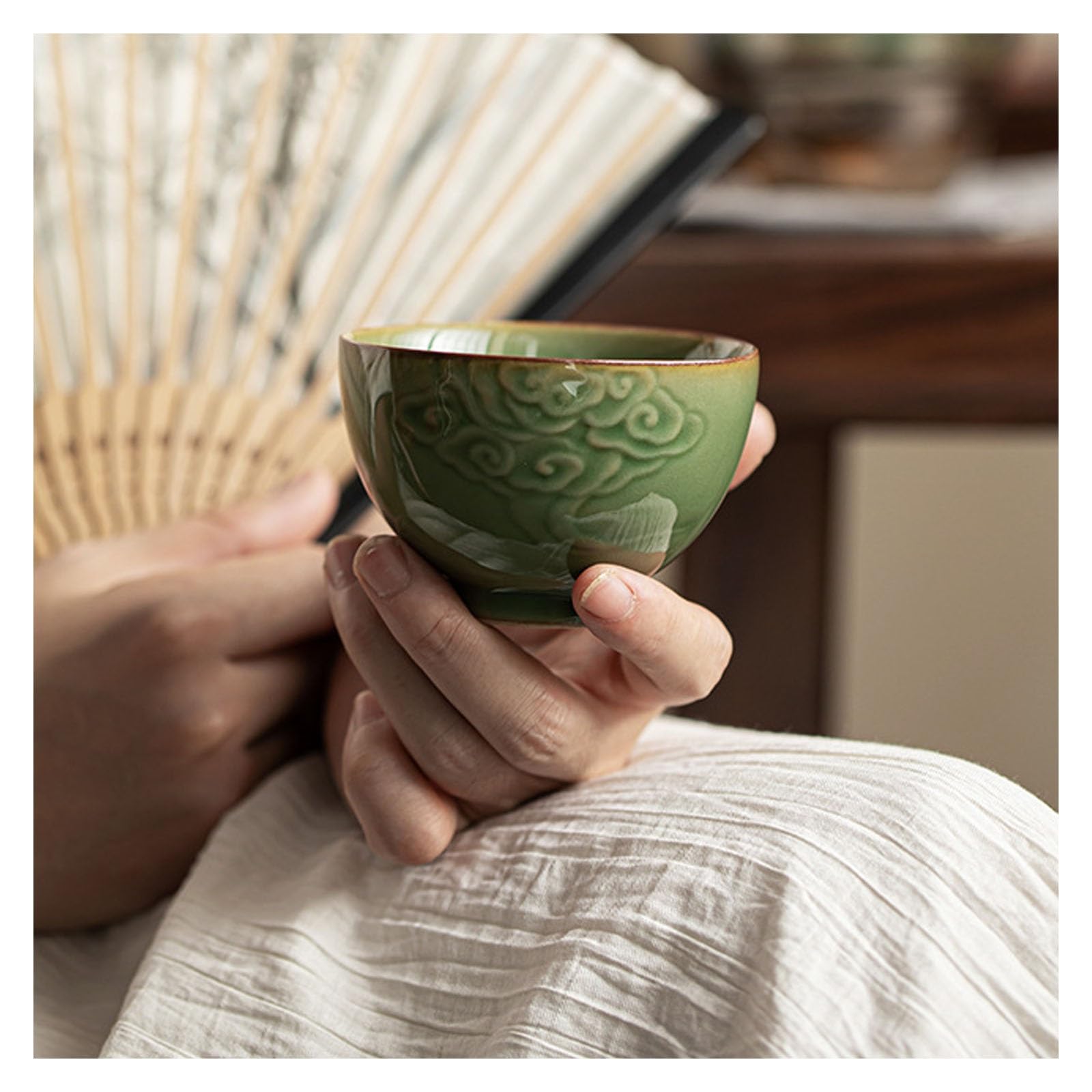 Reise-Tee-Set, Keramik-Gongfu-Teekanne-Set, tragbares Tee-Set, Schüssel | Outdoor Camping Teekanne Tasse Teegeschirr for Zuhause Picknick Reisen