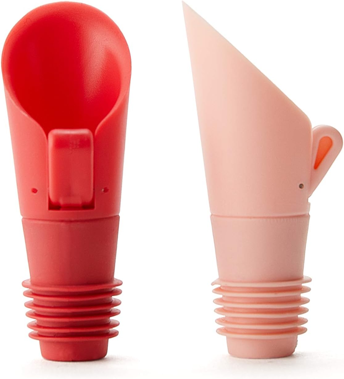 Houdini Flipper Wine Pourer Bottle Stoppers, Set of 2