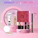 Iba Makeup Gift Set for Women (Fair) | Foundation, Compact, Primer, Lipsticks, Kajal | Long Lasting | Full Coverage | Bridal Makeup Kit for Women | 100% Vegan & Cruelty-Free (6 items makeup combo in the one set) gallery image