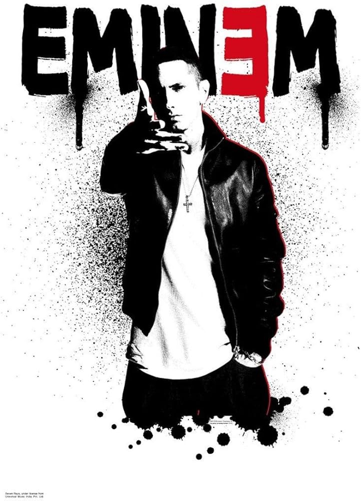 AthahDesigns Music Wall Poster Eminem Graffiti : Amazon.in
