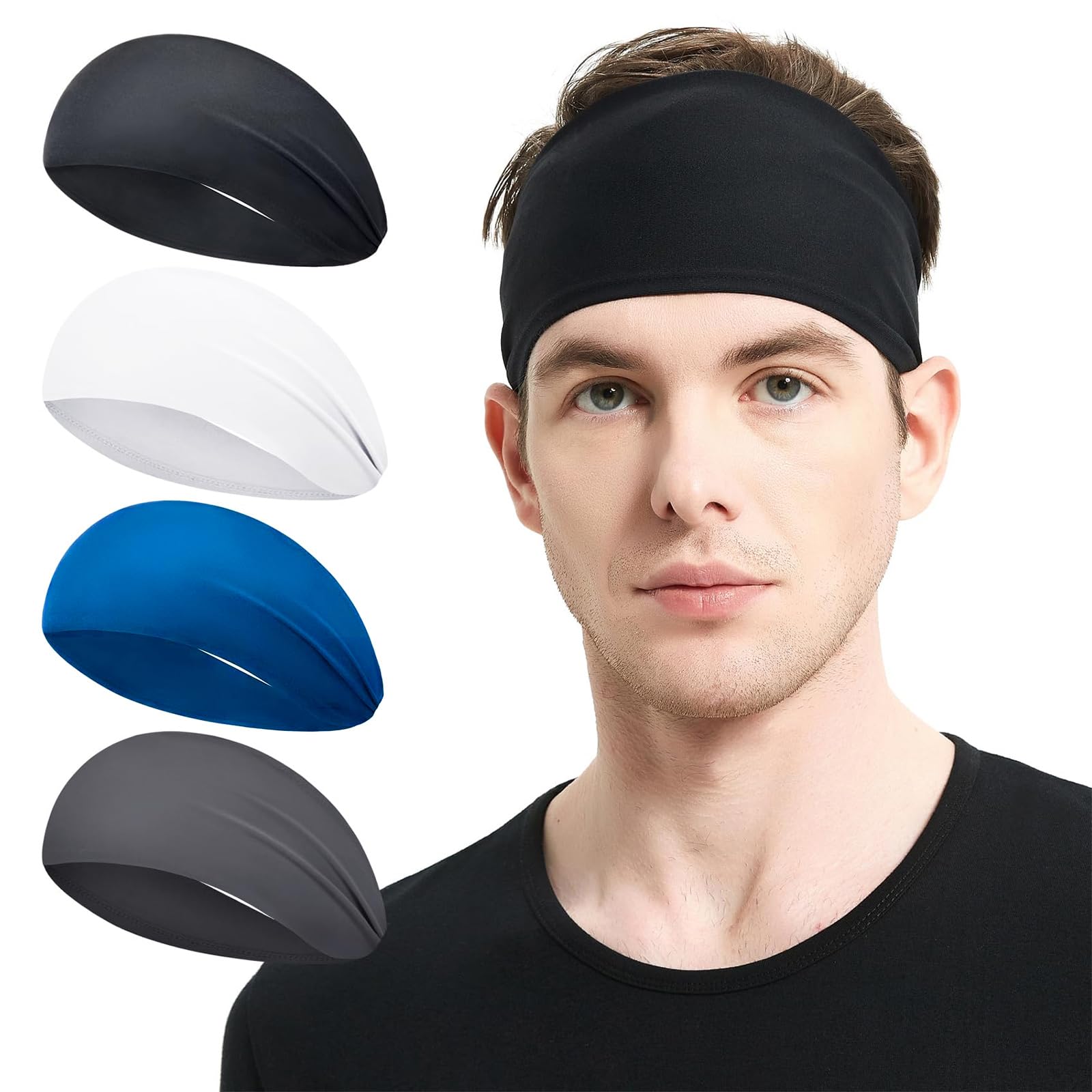 Bandeau De Sport Imprimé Patate - Uni-sex, Absorbant, En Polyester/élasthanne - Pour Basket, Fitness, Running, Yoga Et Activités Outdoor