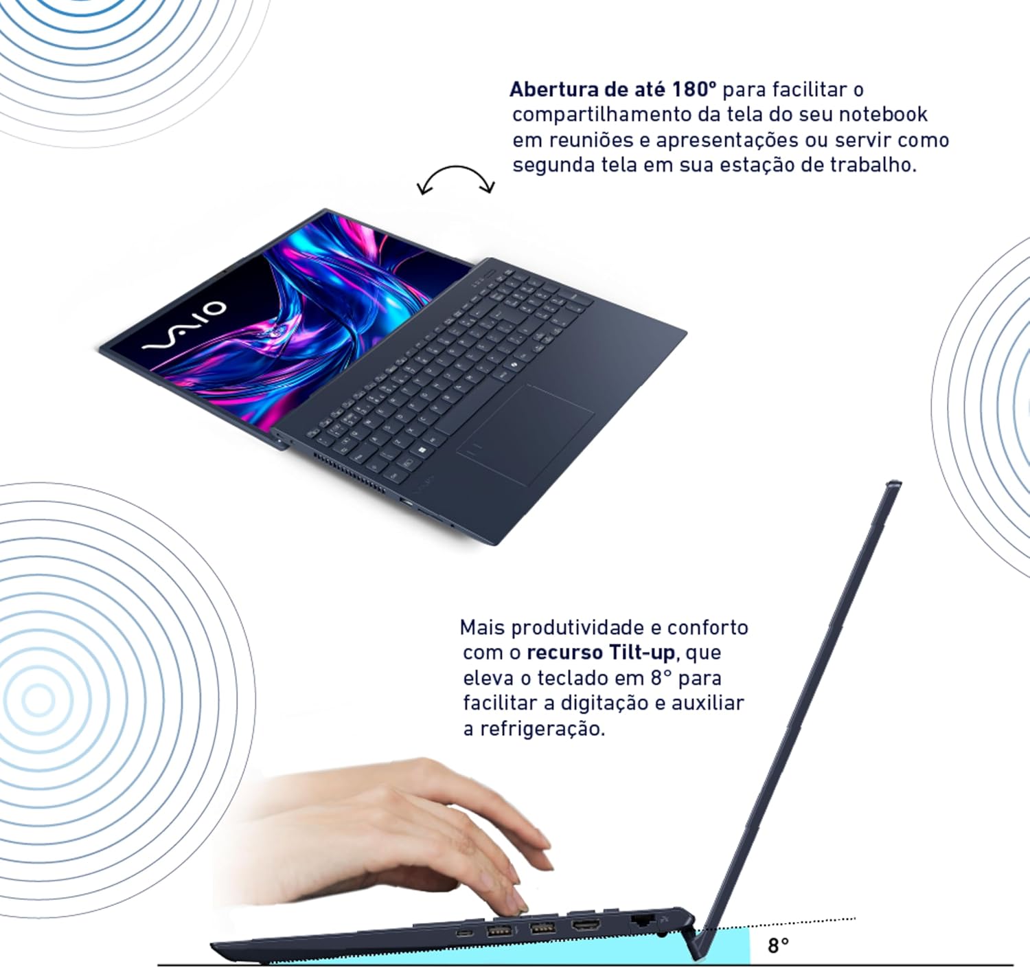 Notebook VAIO FE16 AMD® Ryzen 7-5825U Linux, 8GB RAM total 256GB SSD Tela 16" IPS WUXGA Antireflexo - Cinza Grafite - VJFE69F11X-B1711H Notebook VAIO FE16 AMD® Ryzen 7-5825U Linux, 8GB RAM total 256GB SSD Tela 16" IPS WUXGA Antireflexo - Cinza Grafite - VJFE69F11X-B1711H