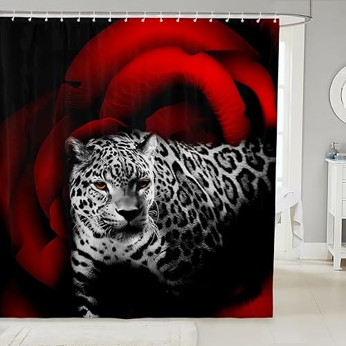 Miniatura 14 de Cortinas de ducha de soldado para baño, para niños, adolescentes, bajo misión, rifle militar, ametralladora, cortina de ducha de tela impermeable