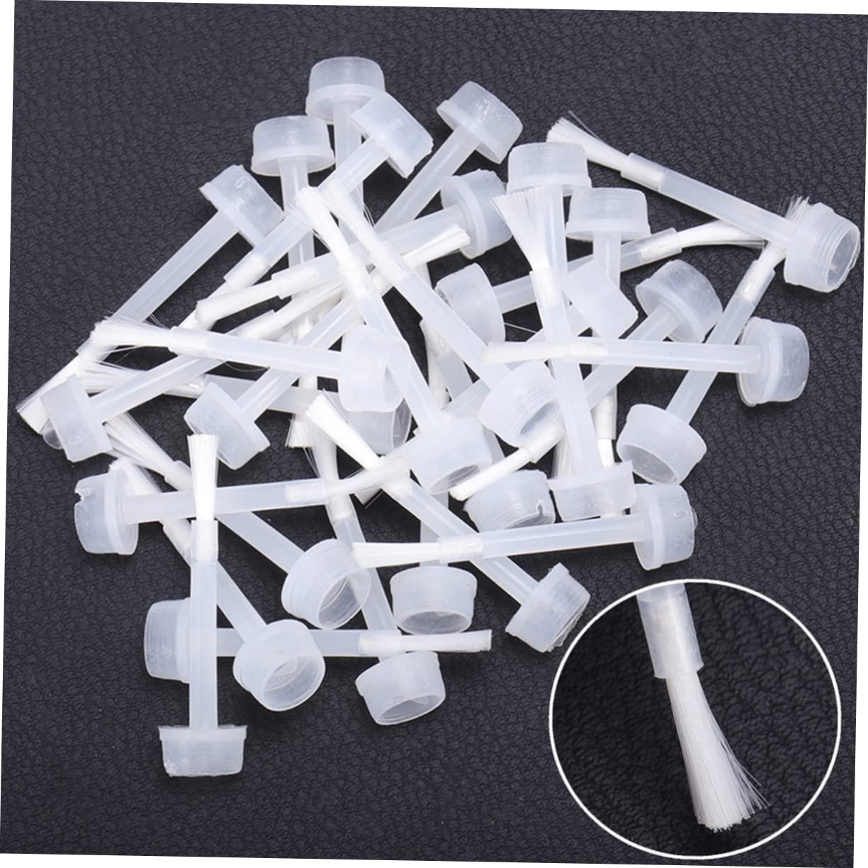 Healeved 3 Set Di Spazzole Morbide Per Unghie Di Ricambio Per Manicure Per Liquidi Facile Da Usare Sul Coperchio Dellunghia 400 Pezzi*3