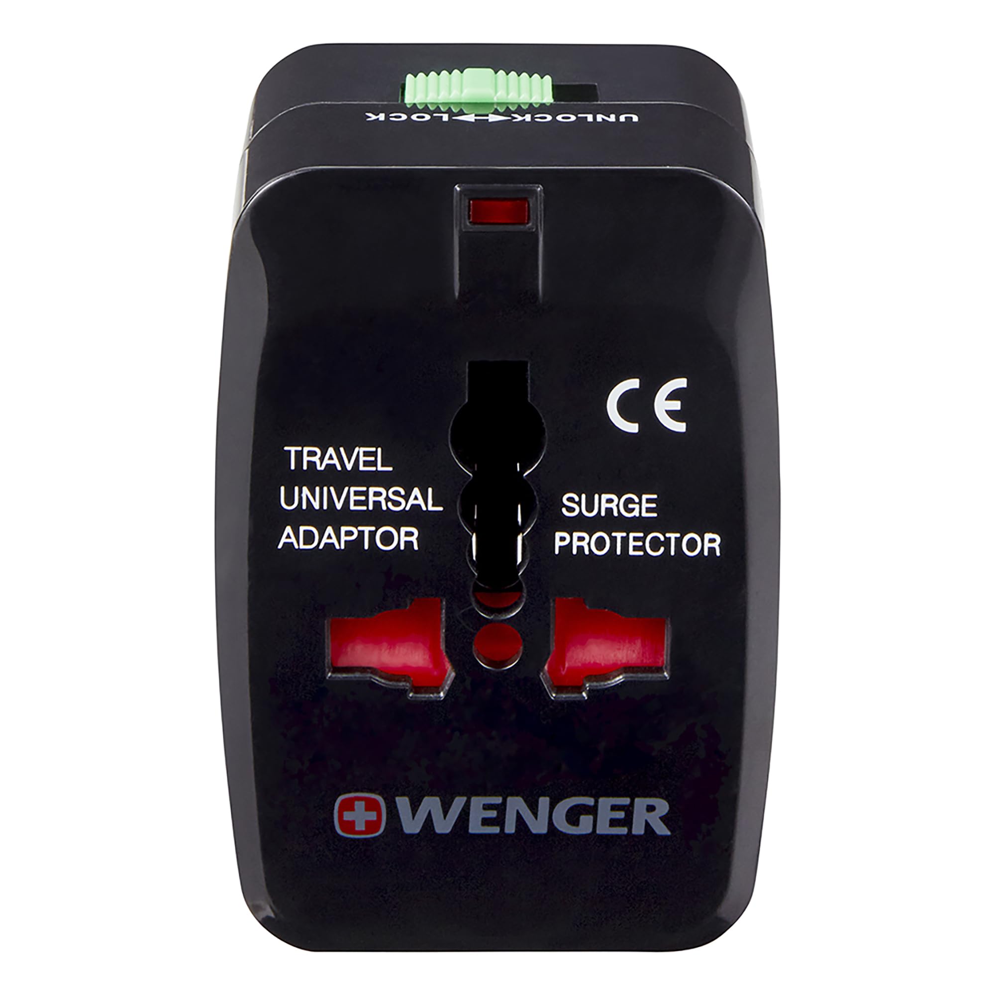 Wenger Universal Travel Adapter for Global Travel, Black, Blend of Style & Function, Swiss Designed (604551)-image-7