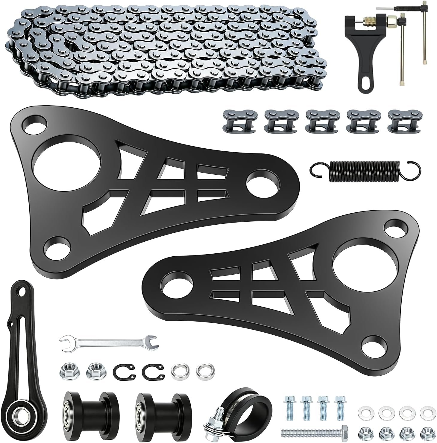 Swing Arm Extension & 420 Chain 132 Links Kit for Coleman B200RSV