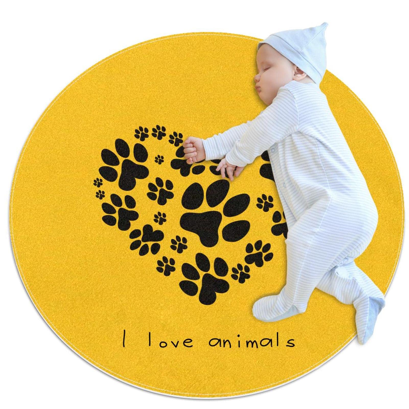 Tapis de jeu pour enfants JDEZ pour créer un coin lecture douillet dans la chambre des filles