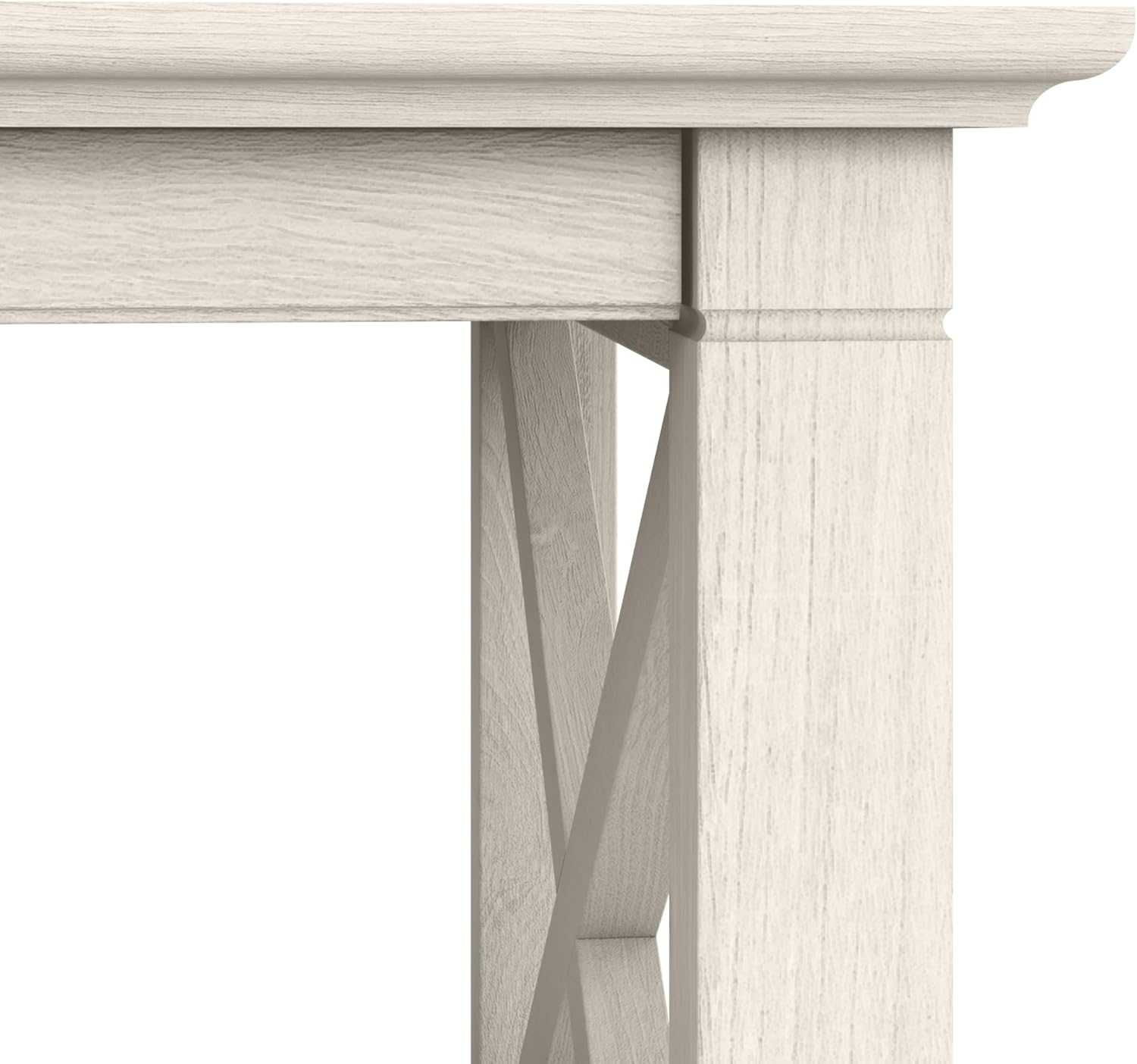 Bush Home Key West Coffee Table with Storage in Linen White Oak
