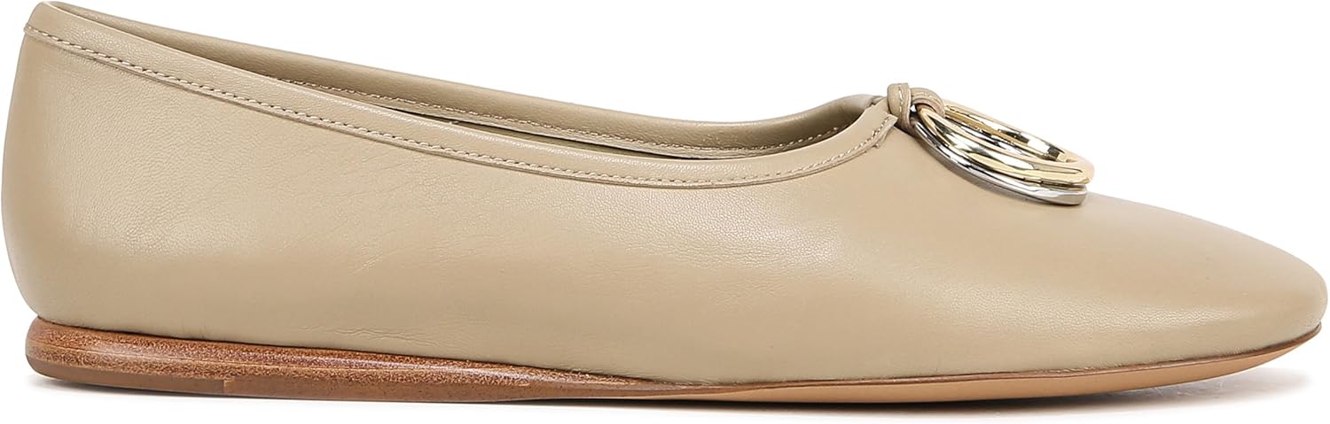 Vince Womens Didi Ornament Slip-on Ballet Flat