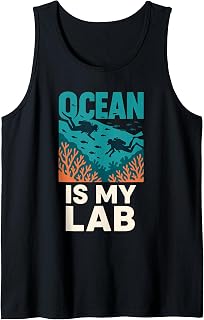 Marine Biologist Oceanographer Deep Sea Nerd Science Pride Tank Top