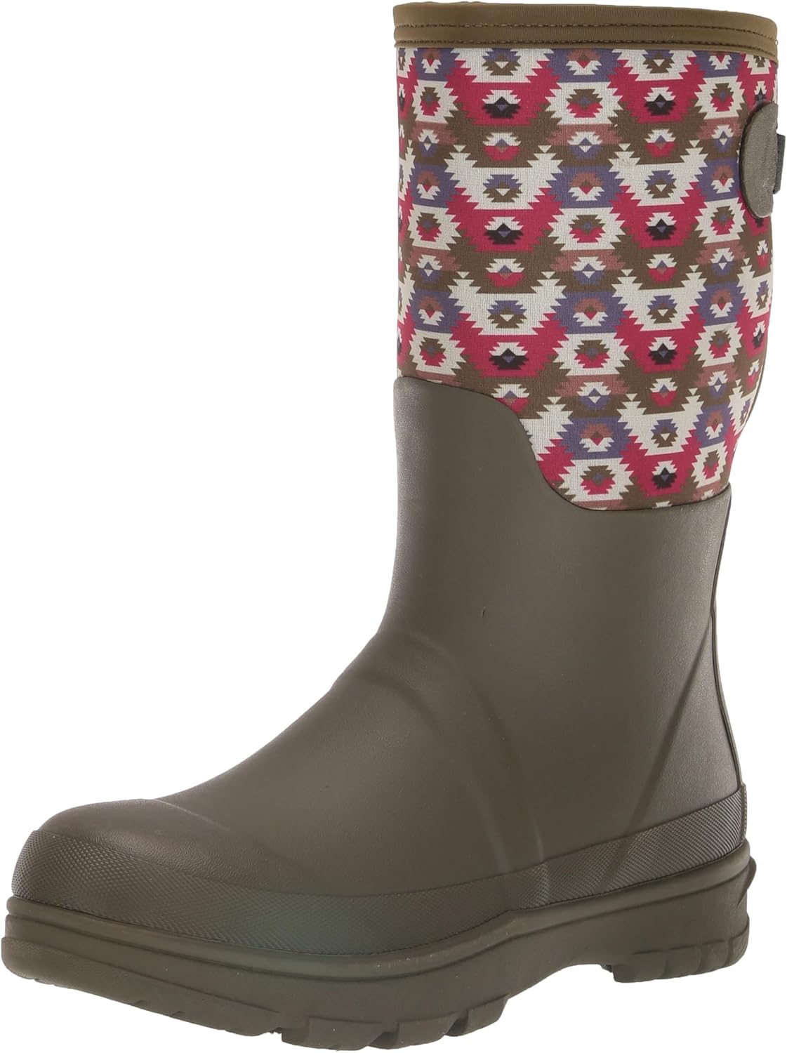 Western Chief Women's Polarprene Vari Fit Boot Snow, Olive, 6