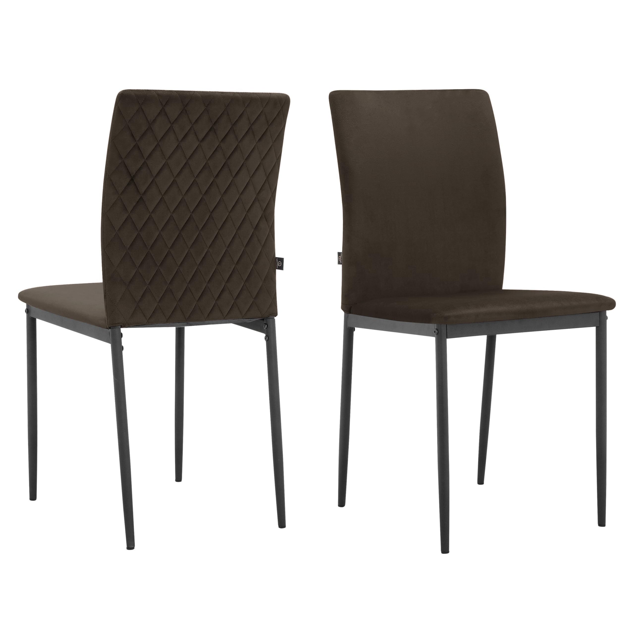 Dorel Home Pavia Set Of 2 Velvet Dining Chairs