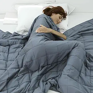 Weighted Idea Weighted Blanket for Adults (Dark Grey,48
