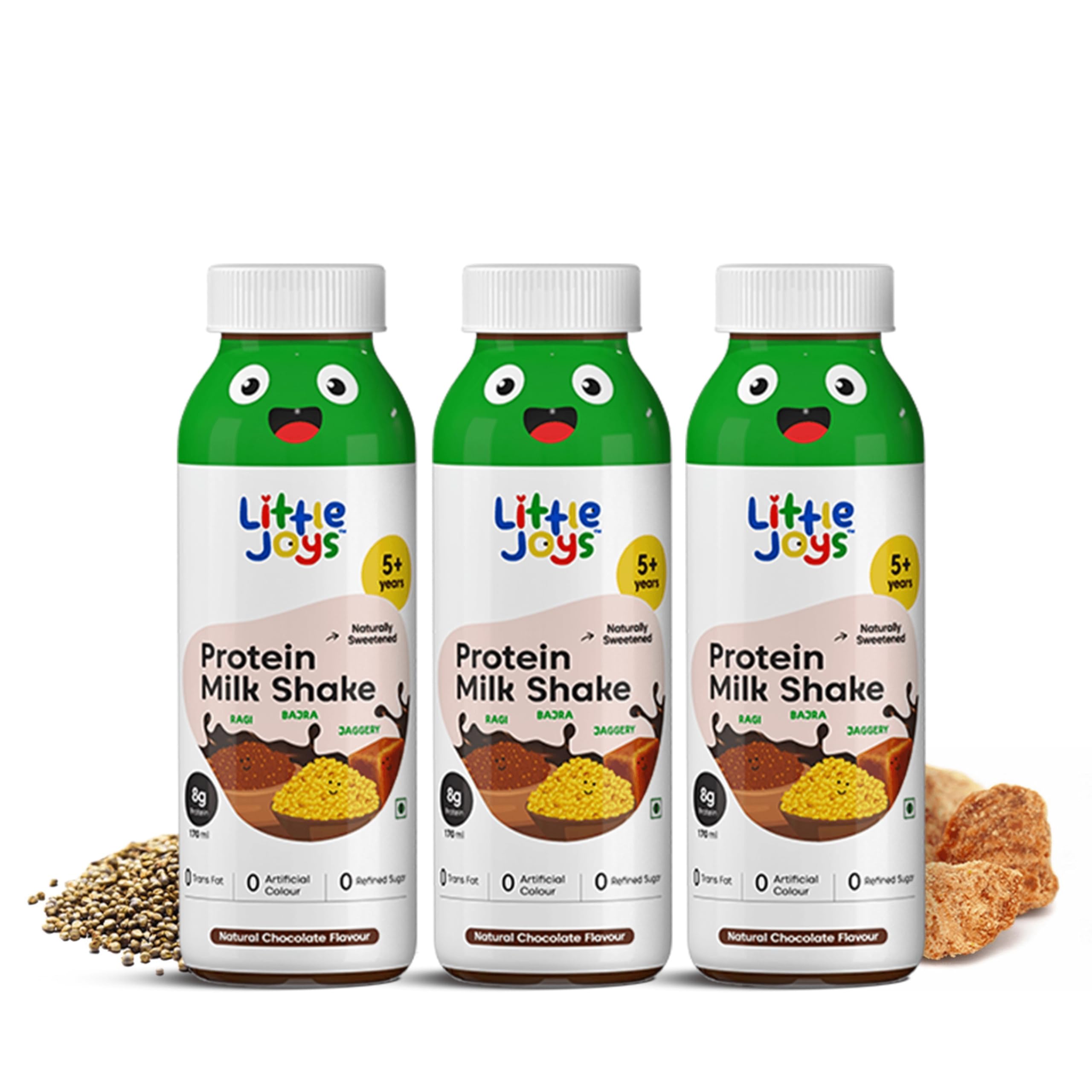Little Joys Protein Milk Shake for Kids (5+ years) 510 ml | Chocolate Flavour | With 8g Protein Supports Healthy Growth, Energy, Metabolism & Digestion | Pack of 3 (B0CGZNFDM2) Amazon Price History, Amazon Price Tracker