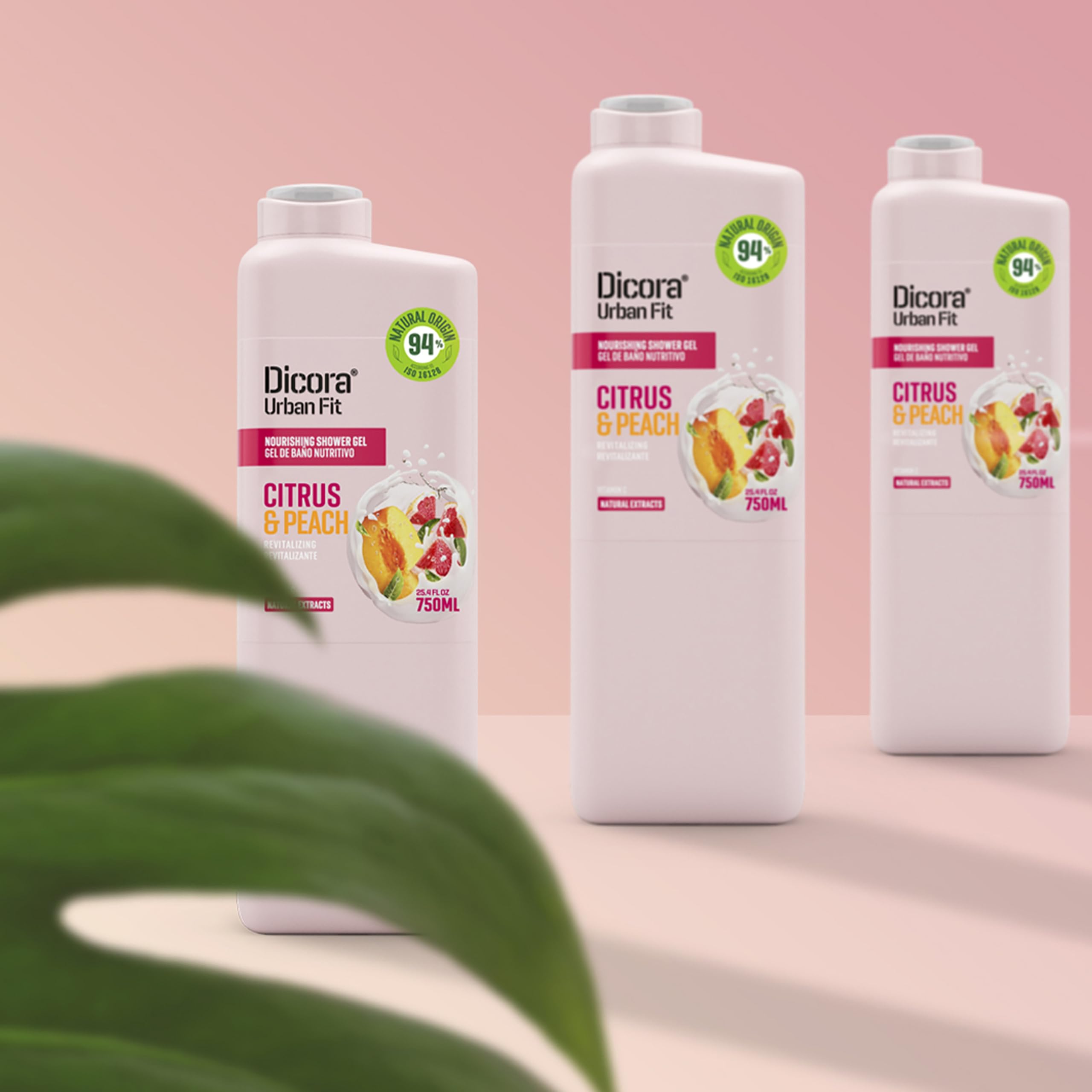 Dicora Gel Da Bagno Vitamina C Agrumi & Pesca - 750 Ml