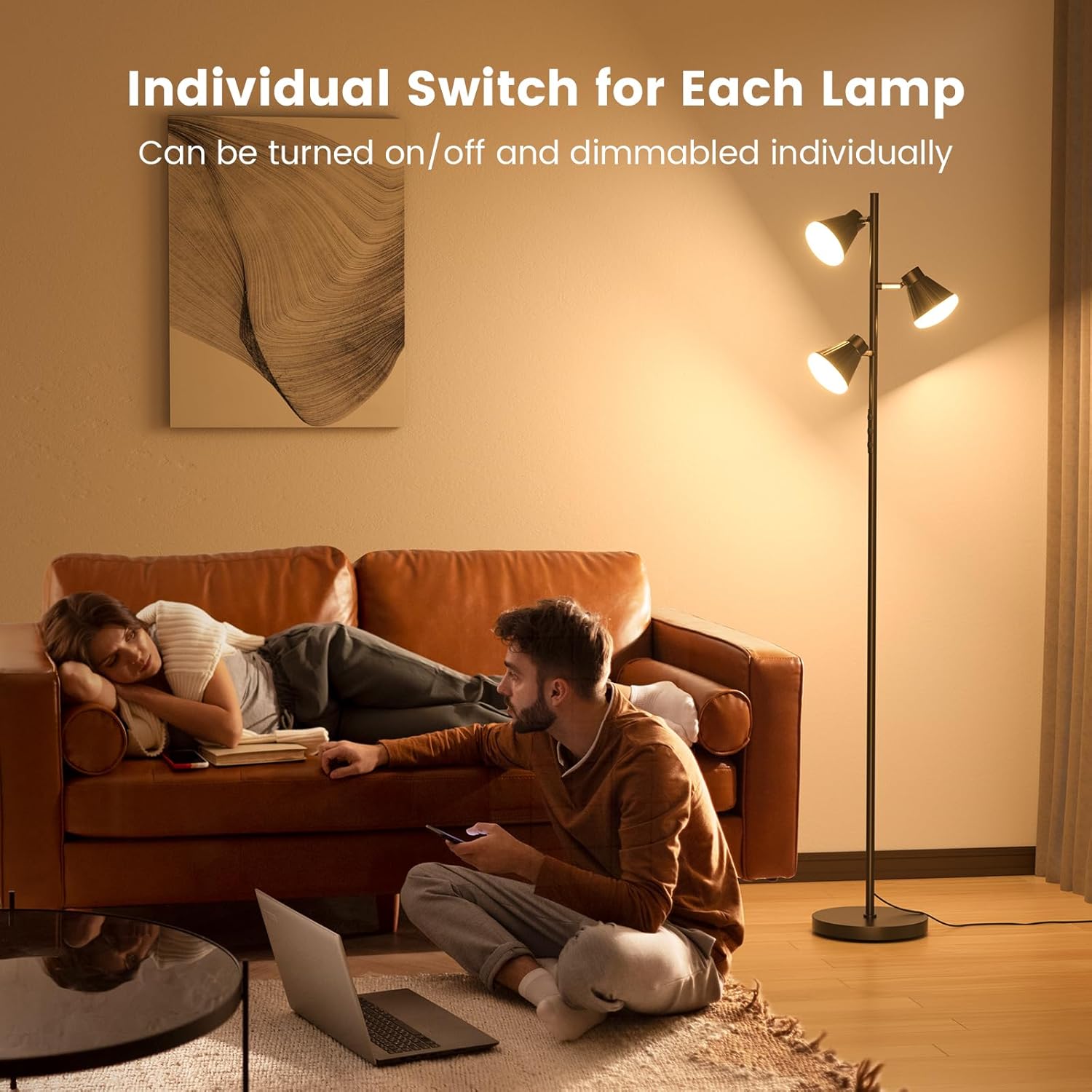Illuminate Your Space: Review of the 36W Dimmable LED Tree Floor Lamp