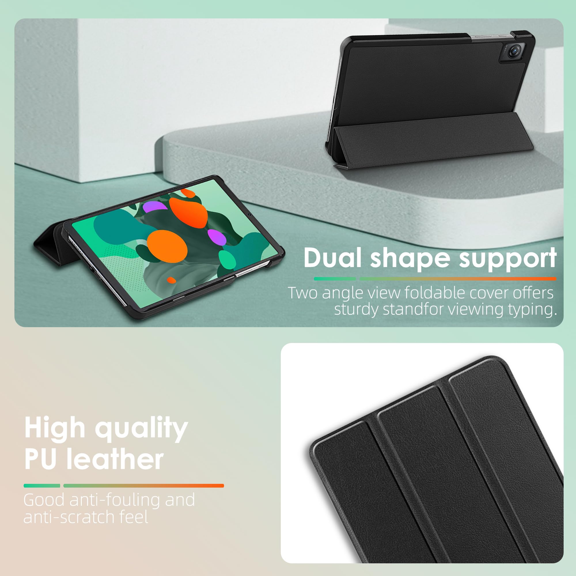 Custodia Protettiva Con Supporto Per Blackview Tab 60, 8.68 Pollici, Design A Getto D'Inchiostro - 2
