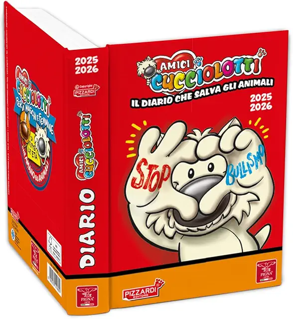 Diario Amici Cucciolotti 2025/26 - Album Figurine Pigna per Bambini