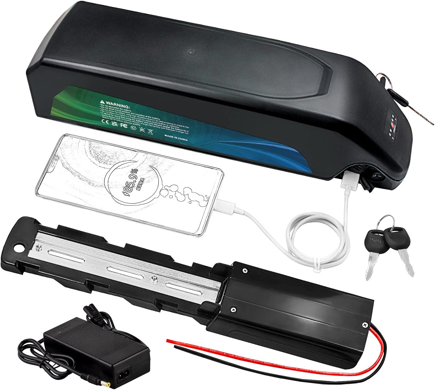 Batterie 24V 4Ah 7S2P Batterie Li-ION 29.4v 4000mAh Vélo