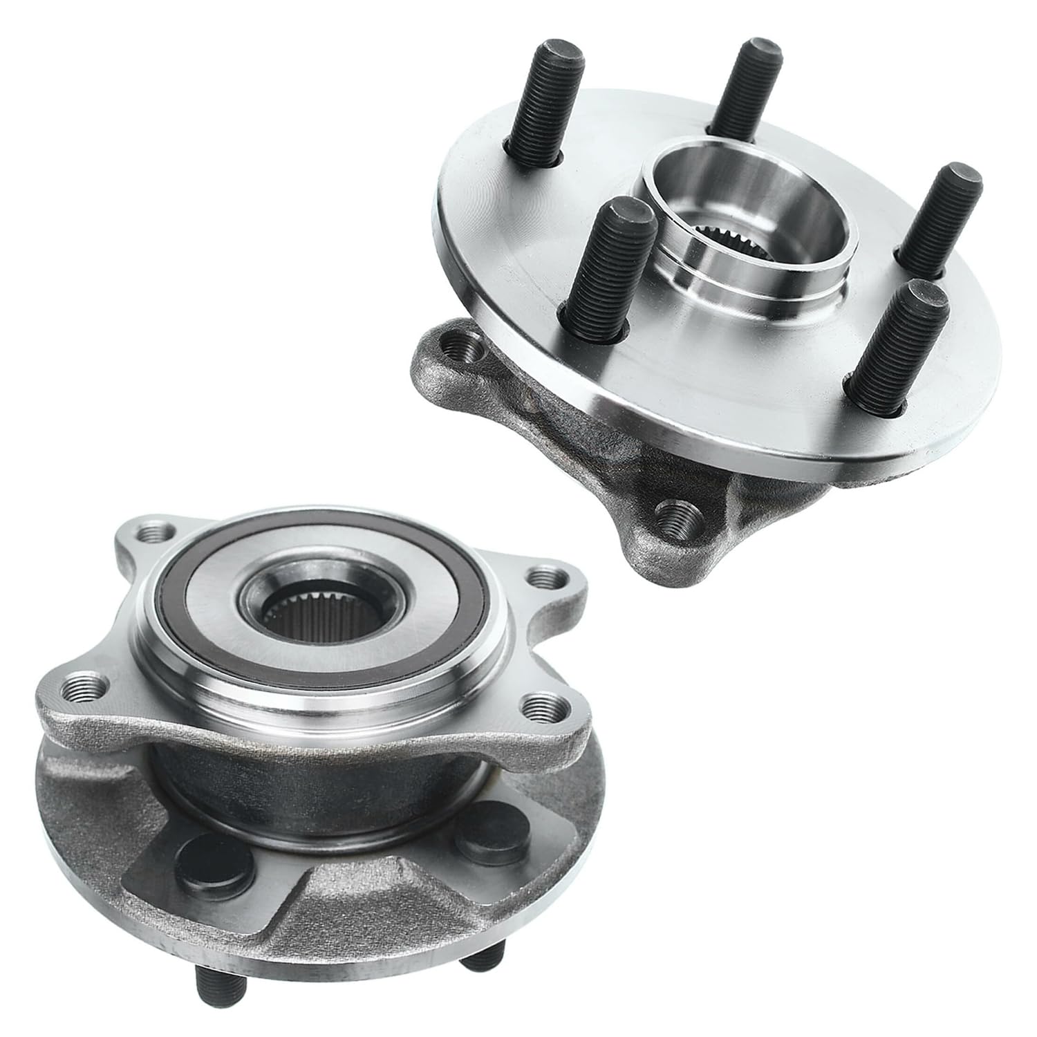 Detroit Axle - AWD Front Wheel Bearing Hubs for 2009-2017 Lexus LS460