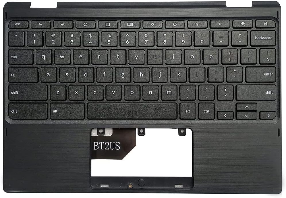 Laptop Replacement Keyboard Fit Lenovo ChromeBook 300E 2ND GEN 81QC 5CB0T95165 8S1102-04796 US Layout with Palmrest Cover Upper Case