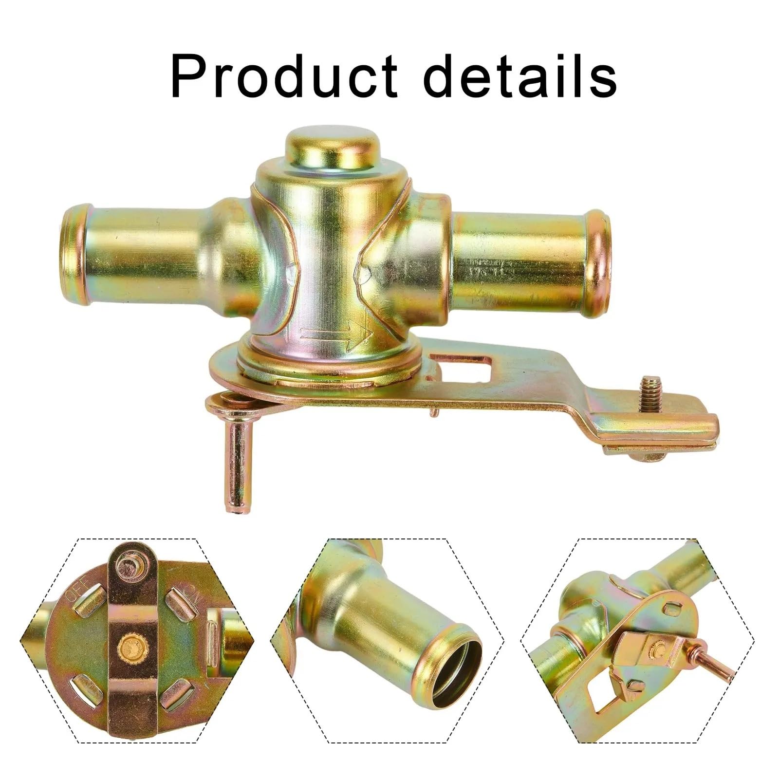 Zawór kranu nagrzewnicy samochodowej 16 mm (5/8") Typ kabla Inline C3UZ18495A YG Zawór kranu nagrzewnicy Akcesoria samochodowe.