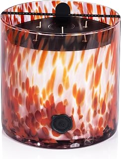 Zodax Apothecary Guild Scented Opal Glass Jar Candle- 128 oz/5-Wick - Cardamom Negroni