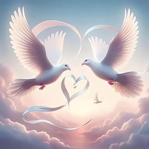 Miniatura 8 de Pintura de diamantes 5D para adultos, arte de diamantes para niñas pequeñas para principiantes, pintura de taladro redondo completo por Diamonds Dot