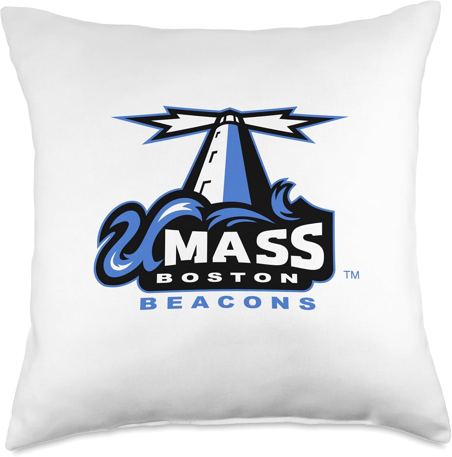 UMass Boston Beacons | NCAA University Merch | PPMASB01 Throw Pillow