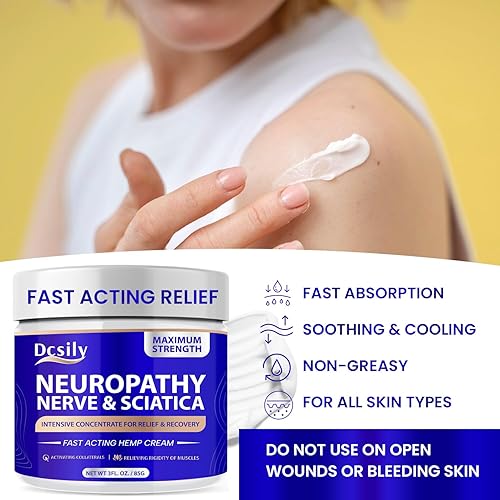 Miniatura 4 de Thrudove Crema de ciática y neuropatía - Crema de árnica para neuropatía para nervios y ciática, gel de árnica para nervios, manos, pies, piernas,