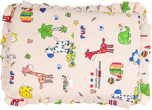NME COLLECTION Baby Pillow for Newborns with Mustard Seed Filling | Rai Head Shaper Pillow for Infants | Neck Support Pill...