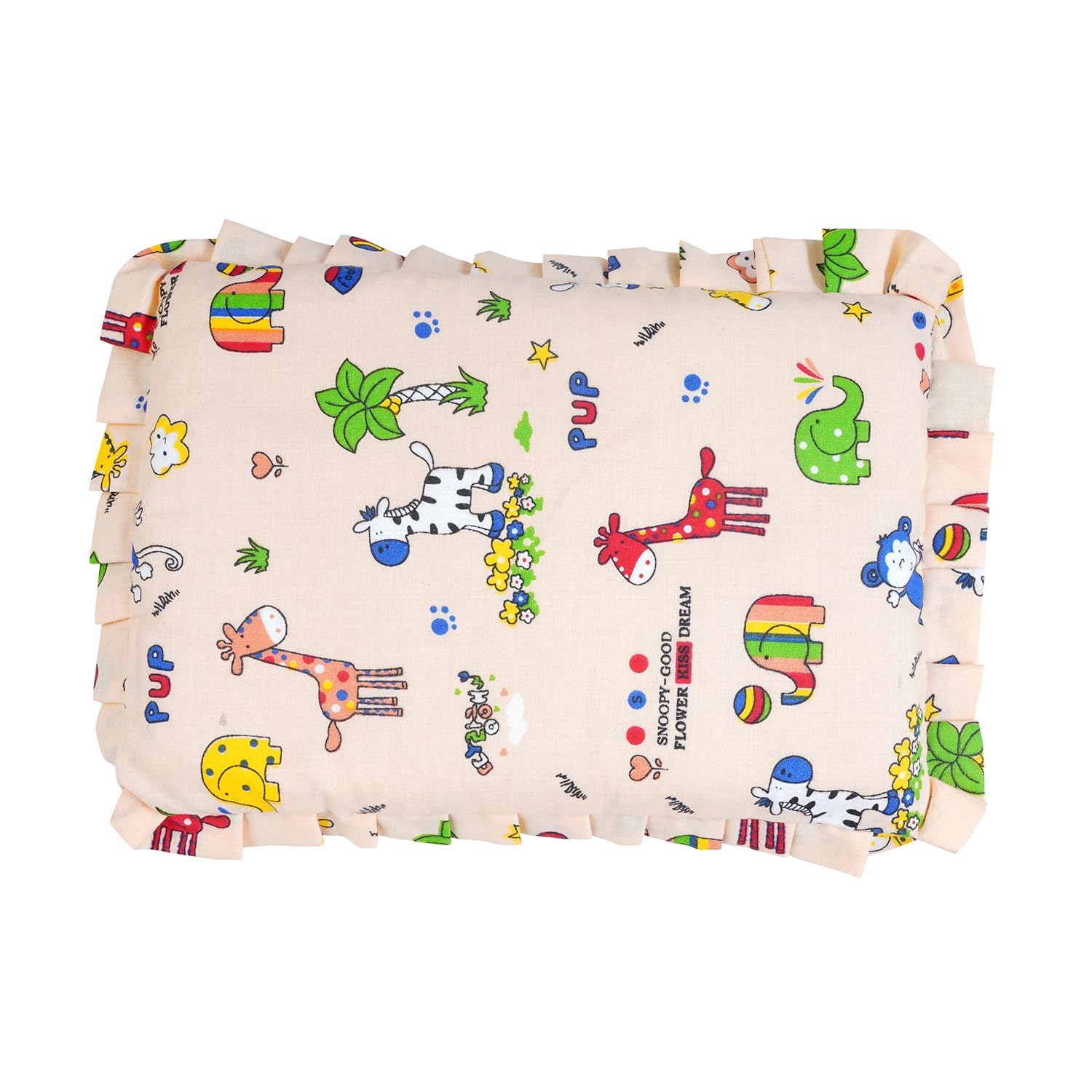 NME COLLECTION Baby Pillow for Newborns with Mustard Seed Filling | Rai Head Shaper Pillow for Infants | Neck Support Pillow 0-12 Months | Soft and Safe Sleep Essentials for Your Little One (Rai)