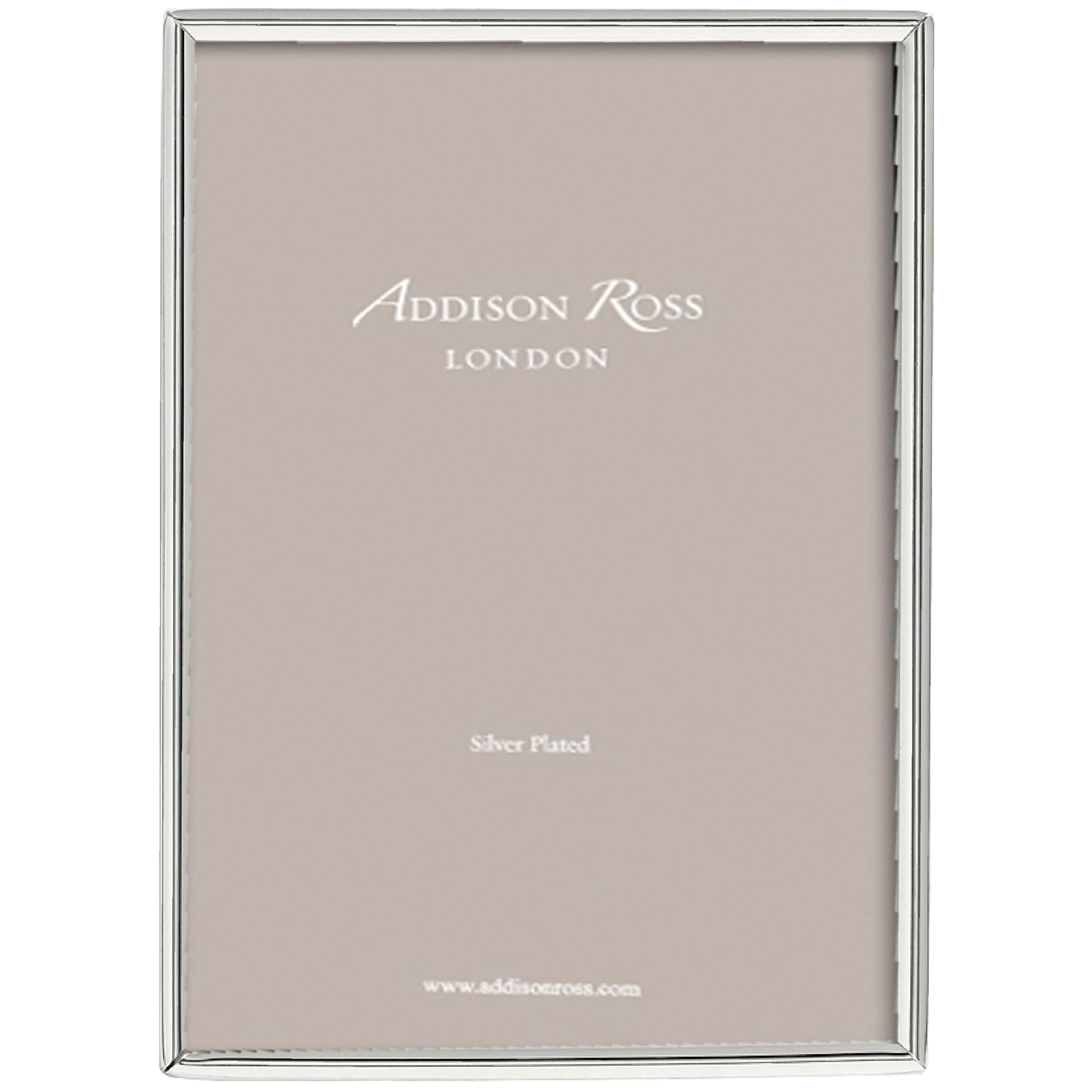 Addison Ross Silver Photo Frame 8X10cm - Portrait Or Landscape Display - Ideal Picture Frames For Gifting - Gift For Weddings, Birthday, Anniversary - Modern Design - Fine - 5Mm