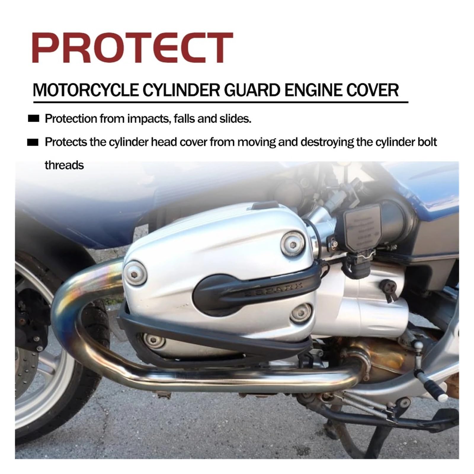 Protezione Testa Cilindro Motore Moto Copertura Laterale Per BMW R1150R R1100S R1150RS R1150RT R1150 R/S/RS/RT 2004 2005