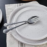 Vista 5 de Stone lain Juego de vajilla de gres Jade, servicio de 32 piezas para 8, color blanco