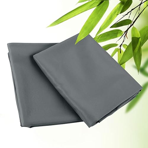 Miniatura 9 de PiccoCasa Isabelline - Juego de 2 fundas de almohada refrescantes de lujo, tamaño King, fundas de almohada suaves y transpirables con cierre de