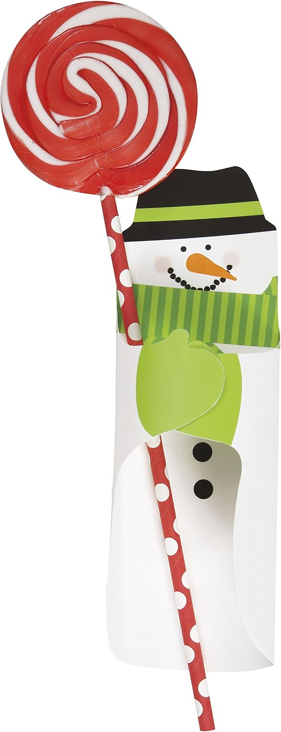 Snowman Holiday Candy Bar Wrappers, 8ct