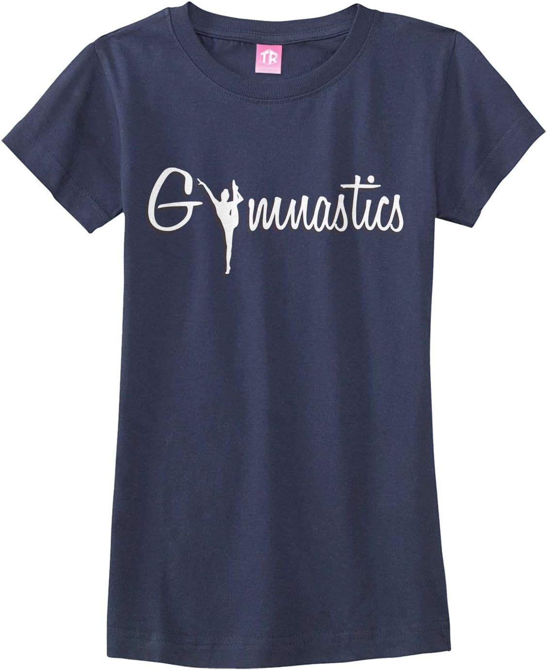 Threadrock Big Girls' Gymnastics Fitted T-Shirt